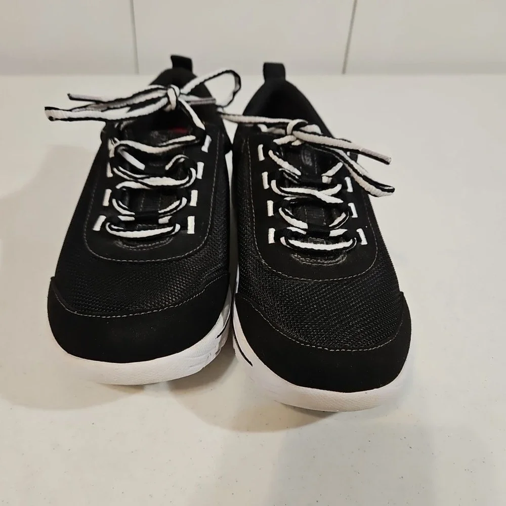 G H BASS PROPEL Shoes Womens Size 8M‎ Black/white Sneakers EUC (S176